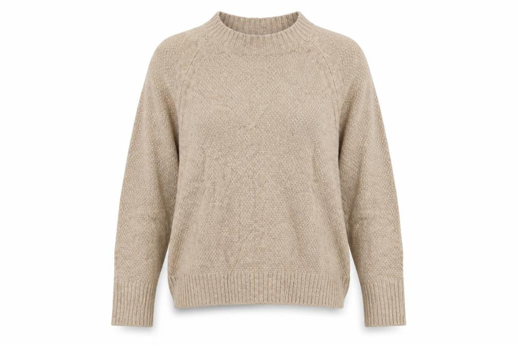 Warehouse Womens Beige   Pullover Jumper Size 14