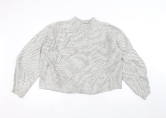 H&M Womens Grey   Pullover Jumper Size M