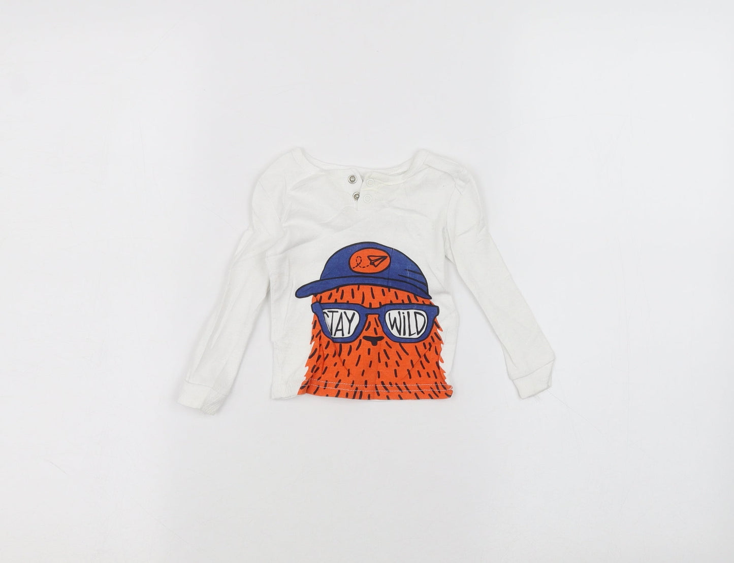 Joe Fresh Baby White   Basic T-Shirt Size 3-6 Months