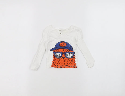 Joe Fresh Baby White   Basic T-Shirt Size 3-6 Months