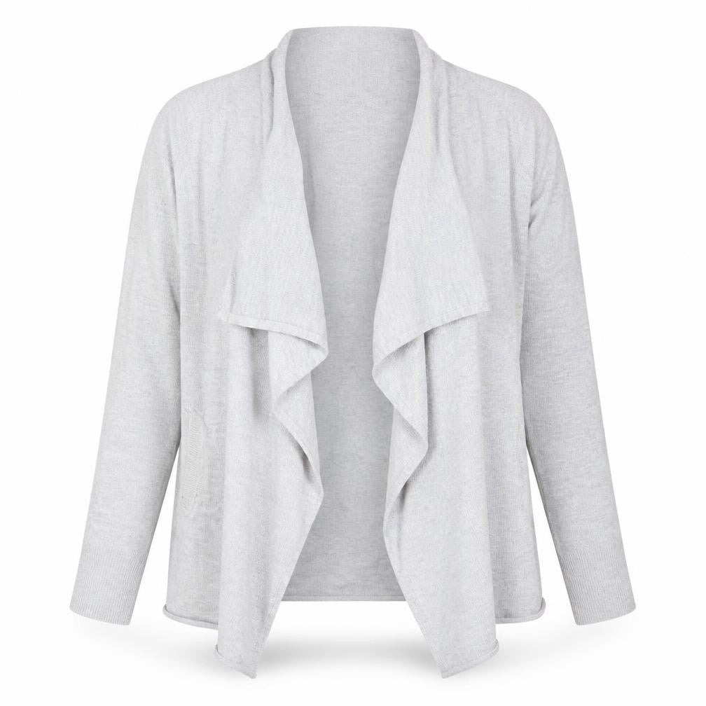 Papaya Womens Grey  Knit Cardigan Jumper Size M