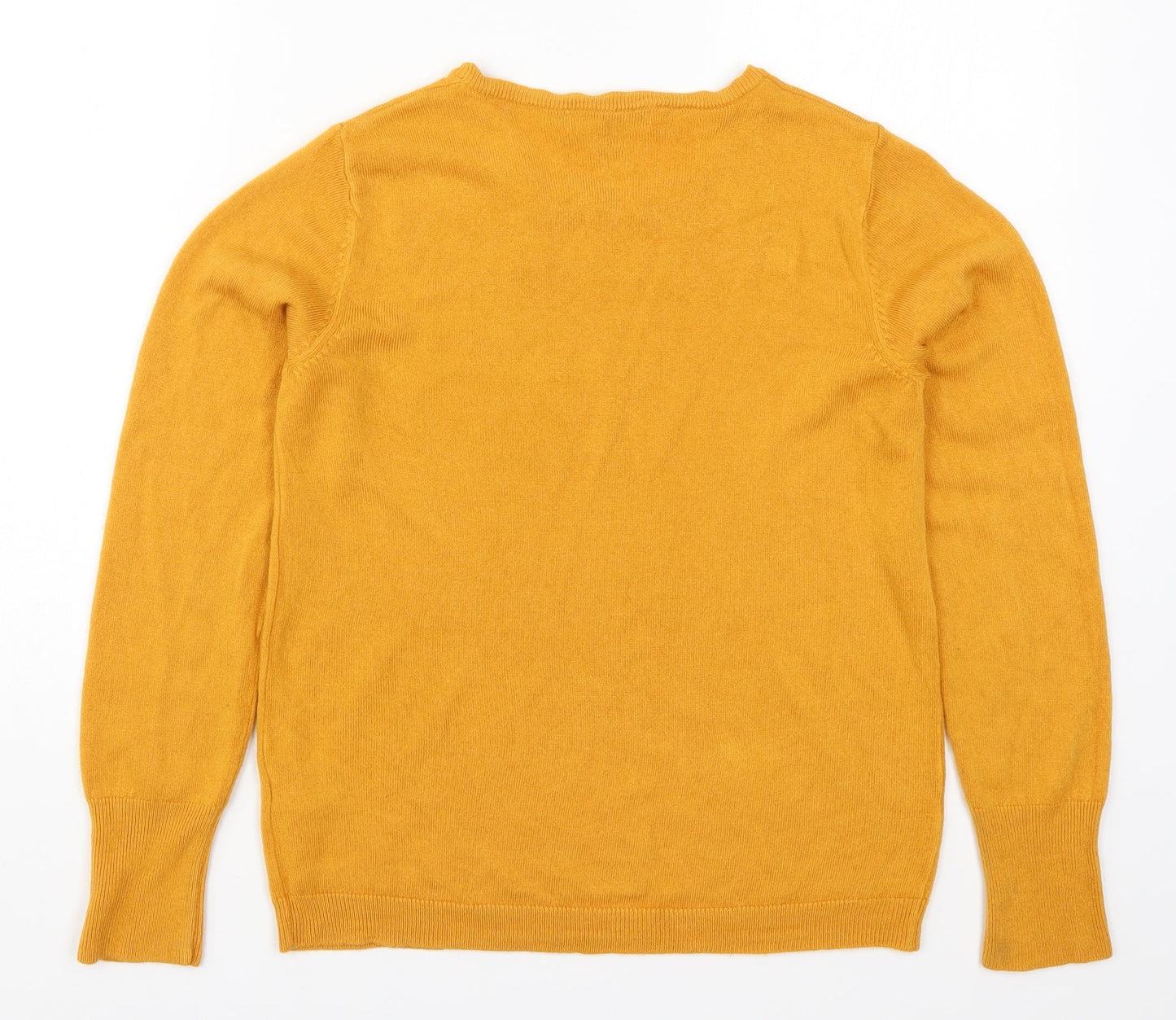 Primark Womens Orange  Knit Pullover Jumper Size 10