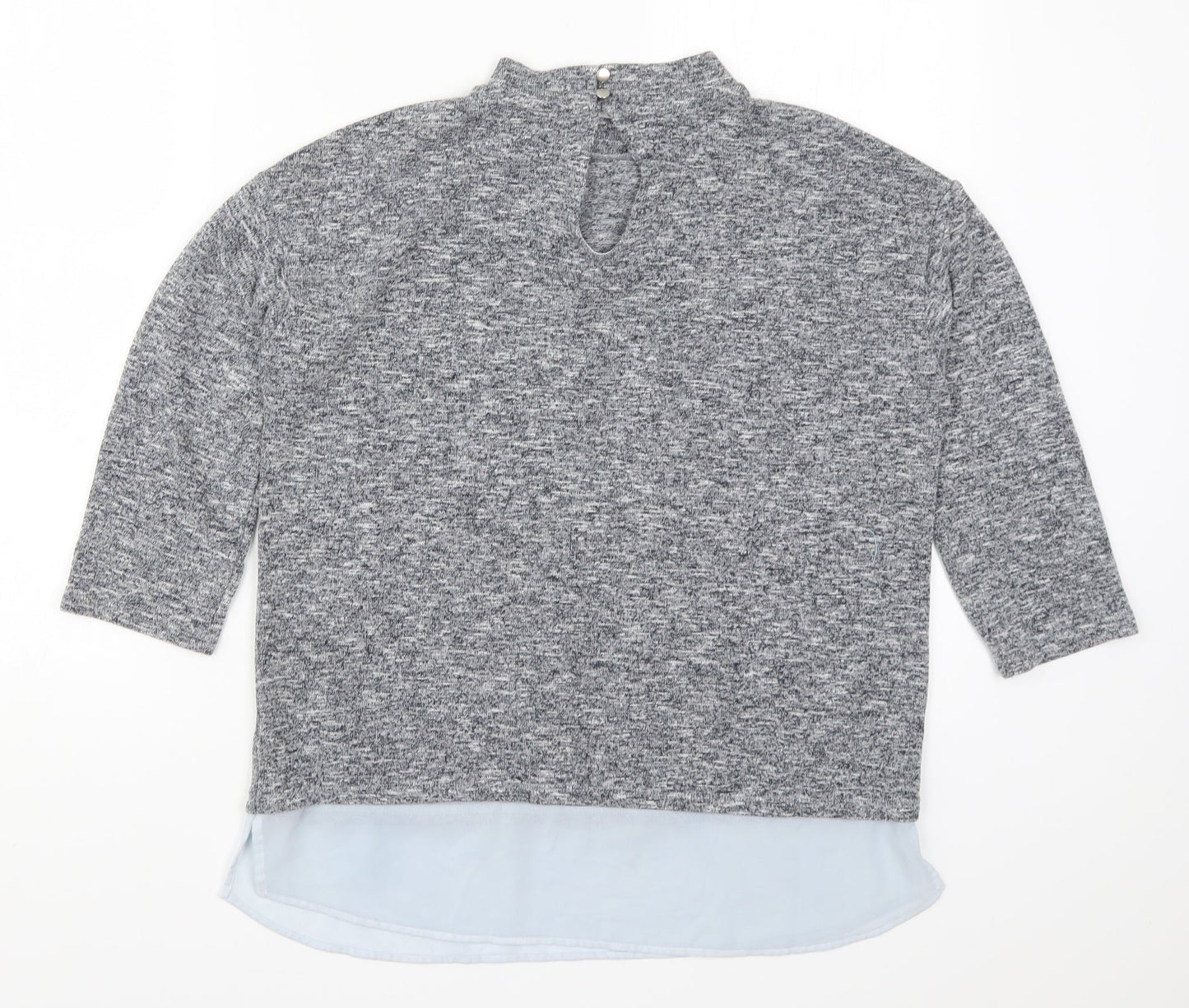 F&F Womens Grey   Basic T-Shirt Size 10