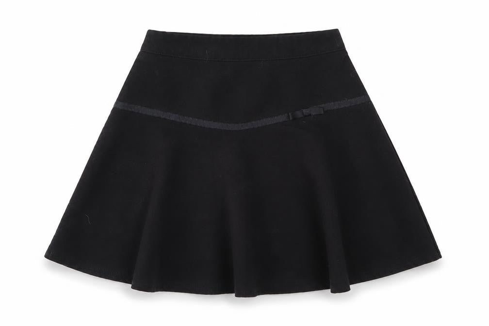 George Girls Black   Skater Skirt Size 7-8 Years
