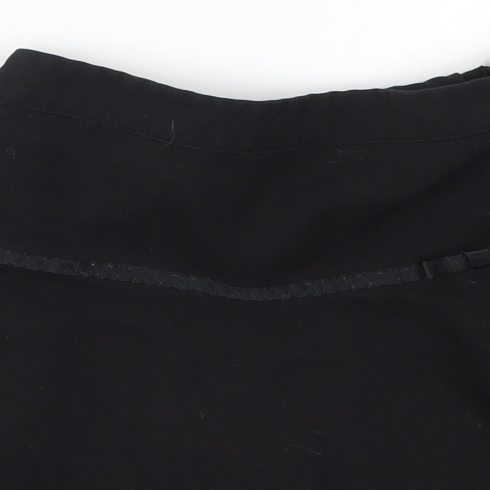 George Girls Black   Skater Skirt Size 7-8 Years