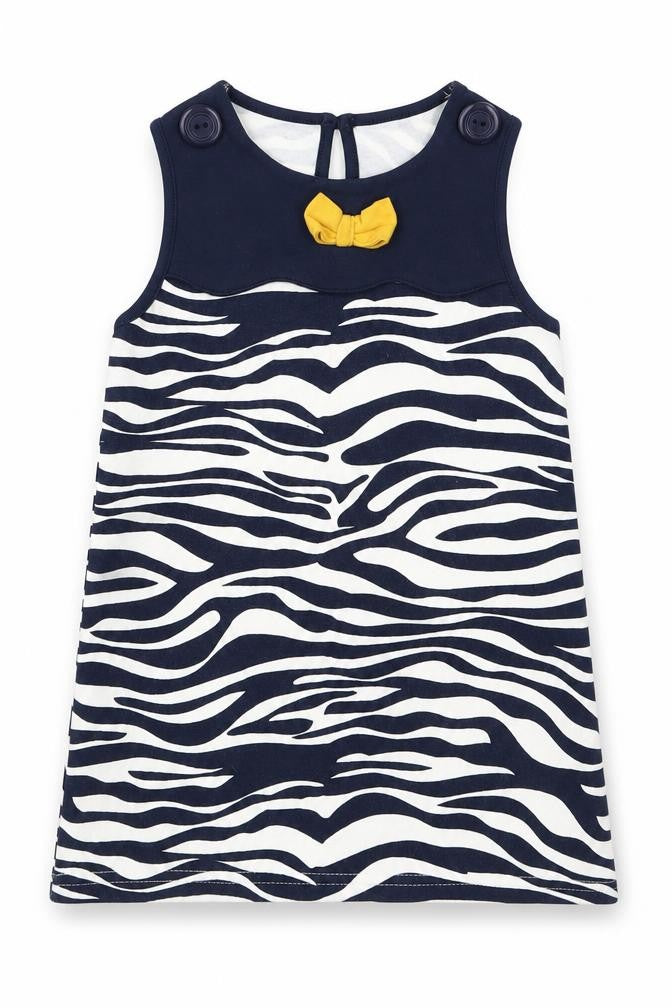 Matalan Girls Blue Animal Print  Basic Tank Size 3 Years