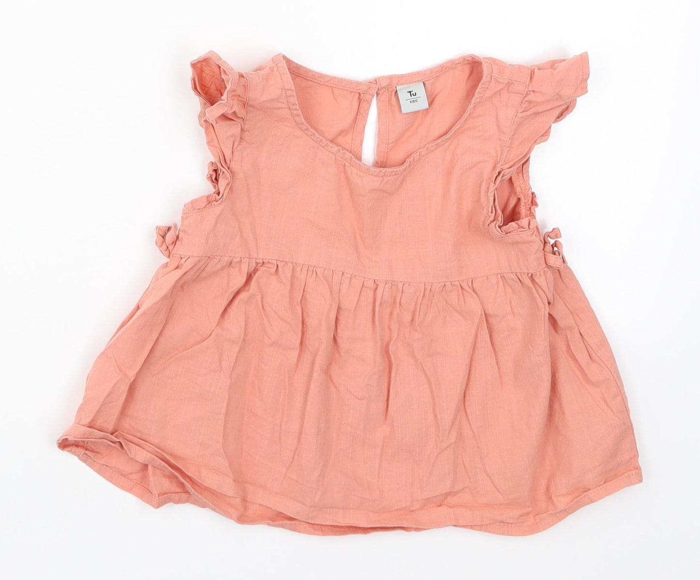 TU Girls Pink   Basic Blouse Size 2-3 Years
