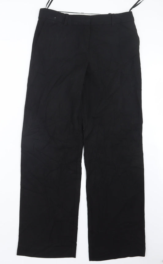 NEXT Womens Black   Trousers  Size 8 L29 in