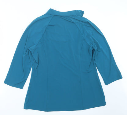 Simontons Says Womens Blue   Basic Blouse Size M