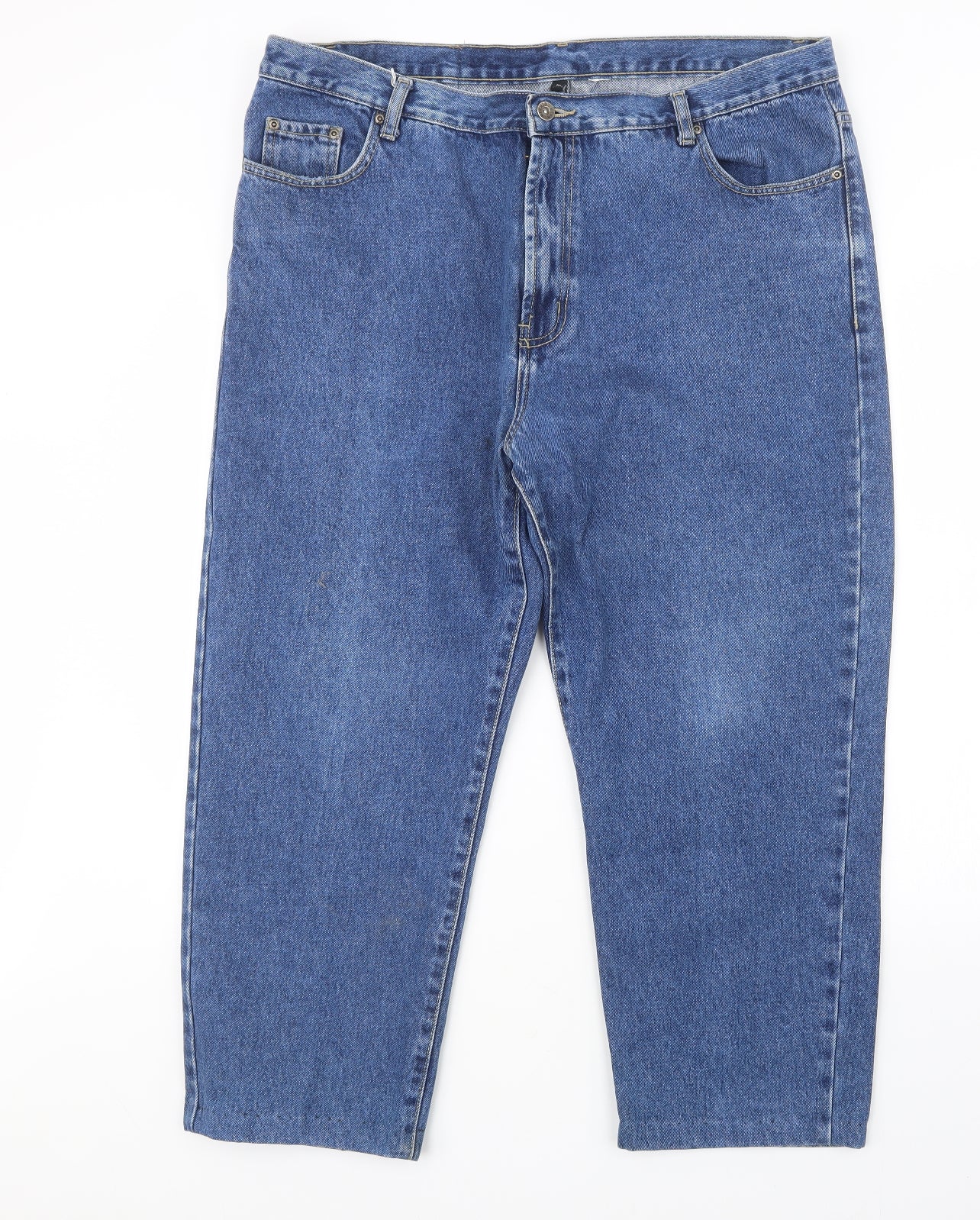 Blue Circle Mens Blue  Denim Straight Jeans Size 39 in L25 in
