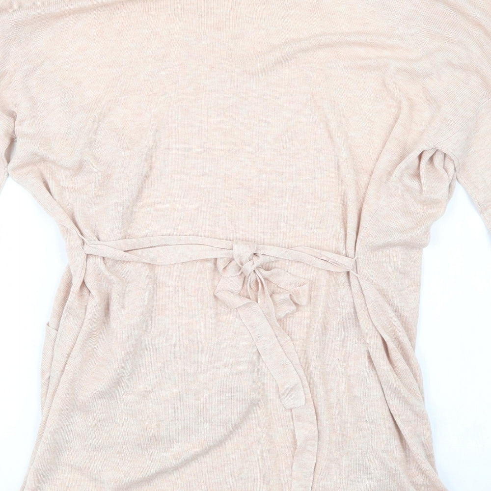 C&A Womens Pink  Knit Cardigan Jumper Size M