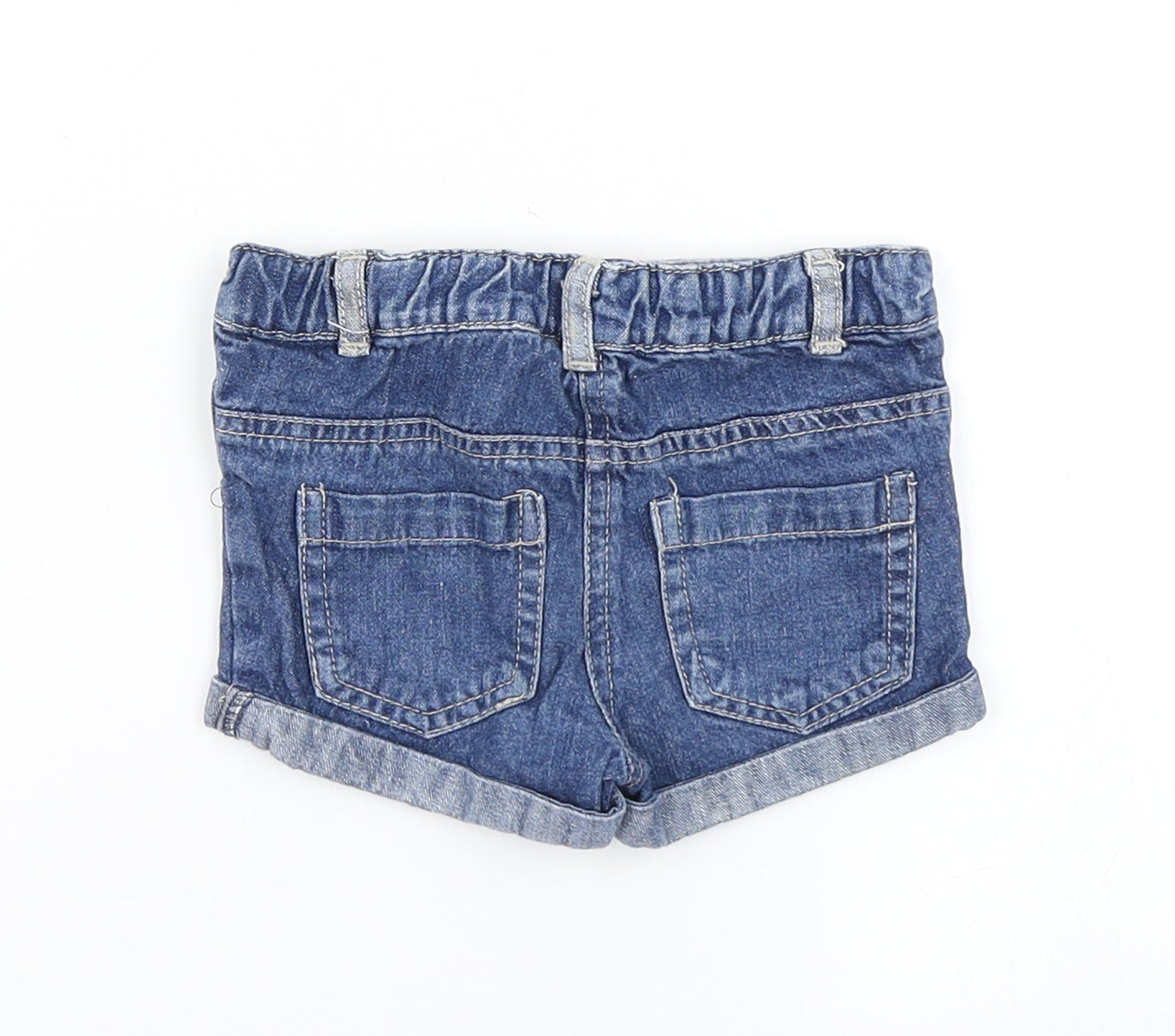 Young Dimension Girls Blue  Denim Cropped Jeans Size 9-12 Months