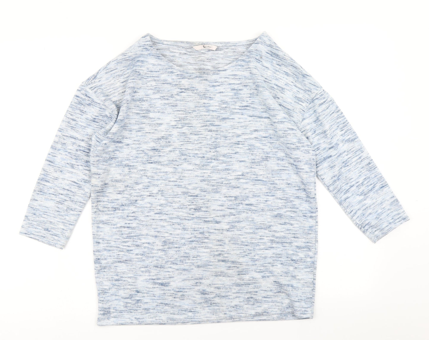 TU Womens Blue   Basic T-Shirt Size 8