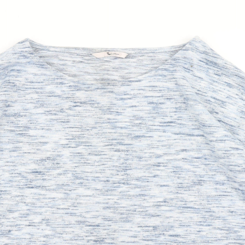 TU Womens Blue   Basic T-Shirt Size 8