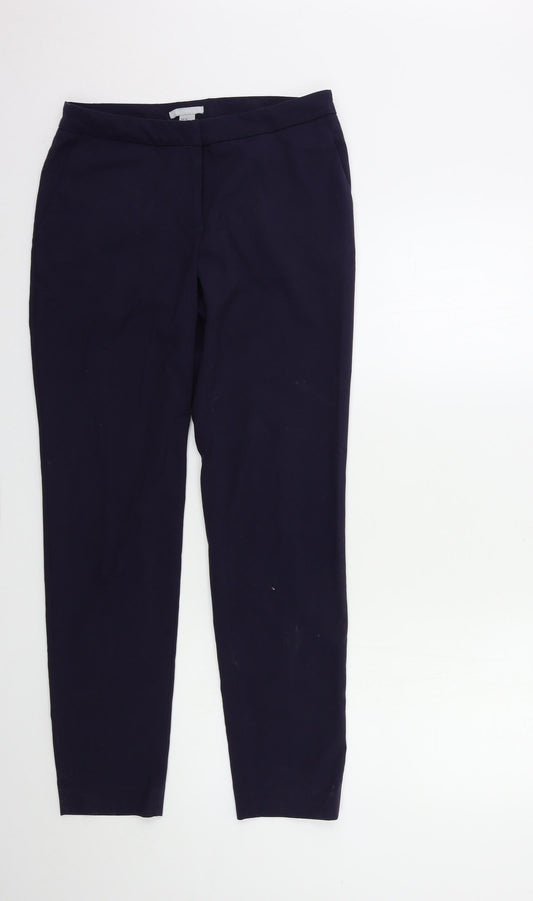 H&M Womens Blue   Trousers  Size 8 L30 in