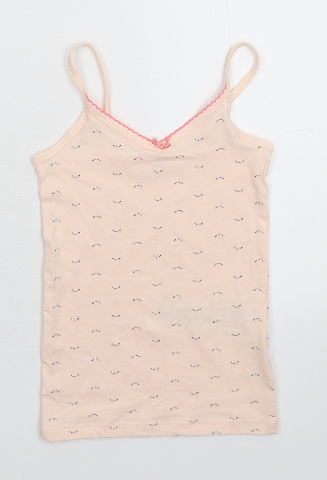 Kiabi Girls Beige   Basic Tank Size 4-5 Years
