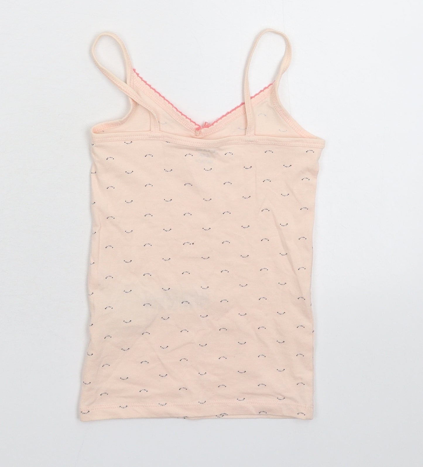 Kiabi Girls Beige   Basic Tank Size 4-5 Years