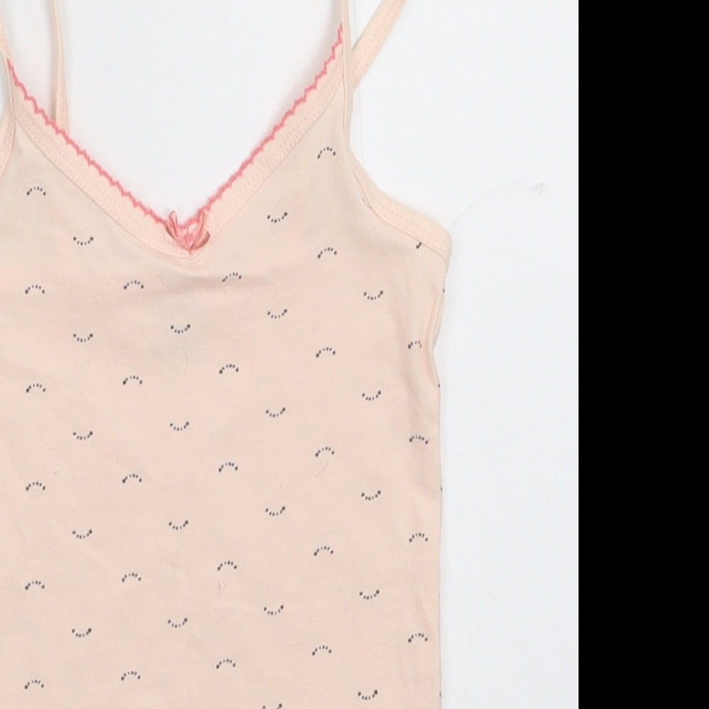 Kiabi Girls Beige   Basic Tank Size 4-5 Years