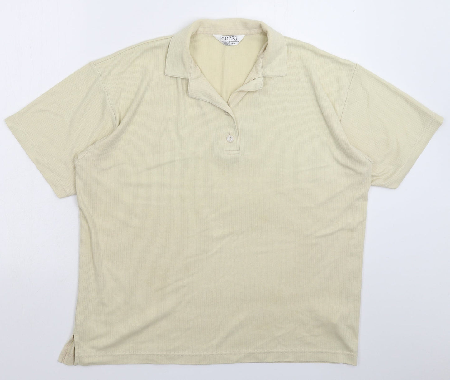 Cozzi Womens Beige   Basic Polo One Size