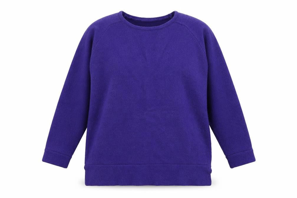 Poppy Womens Purple  Knit Pullover Jumper Size L
