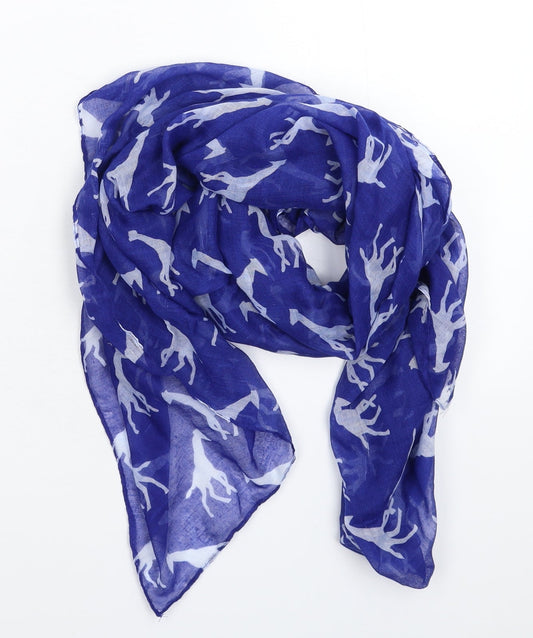 Preworn Womens Blue  Knit  Scarf