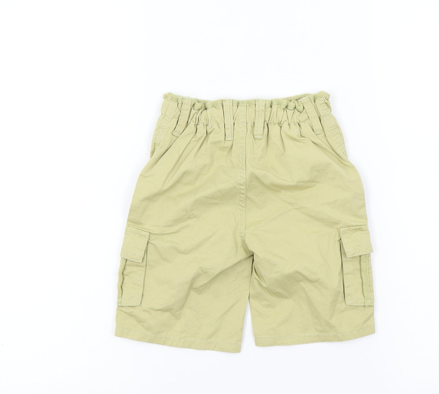 Preworn Boys Brown Colourblock  Bermuda Shorts Size 2 Years