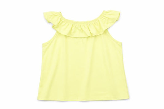 H&M Girls Yellow   Basic T-Shirt Size 7-8 Years