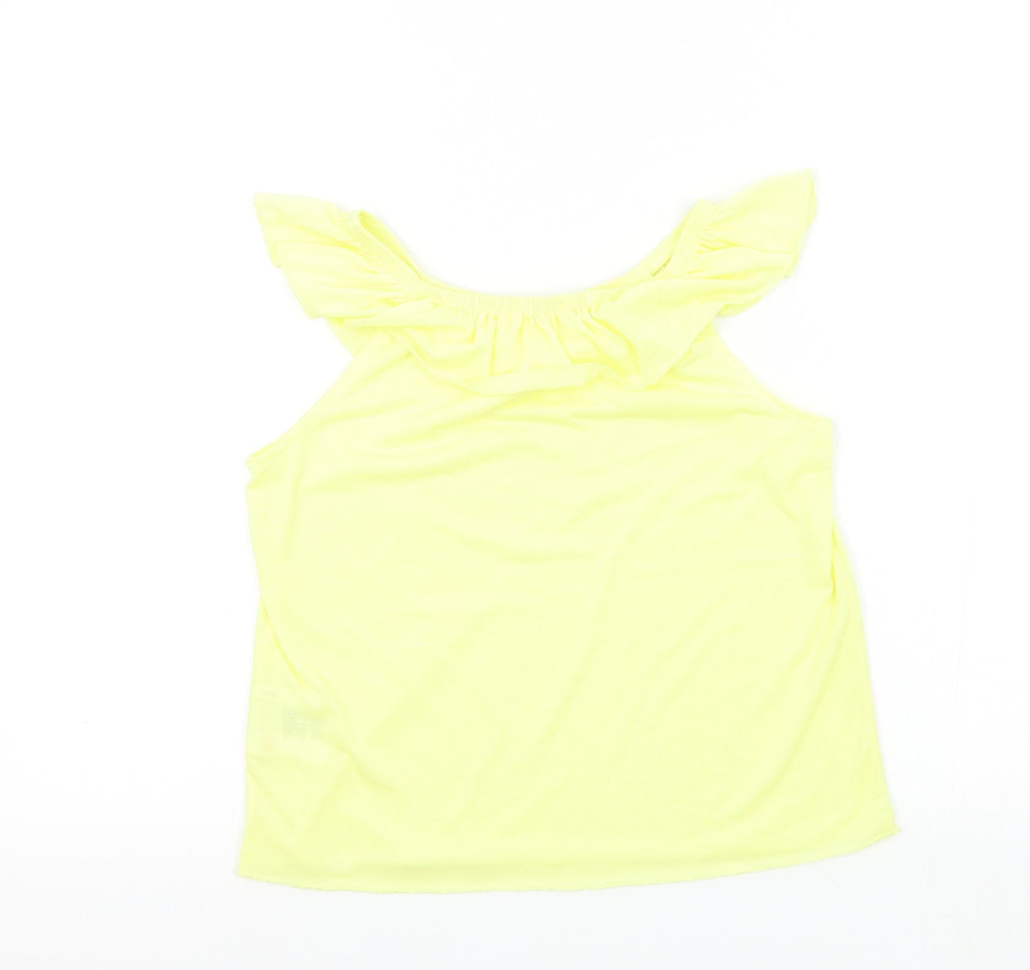 H&M Girls Yellow   Basic T-Shirt Size 7-8 Years