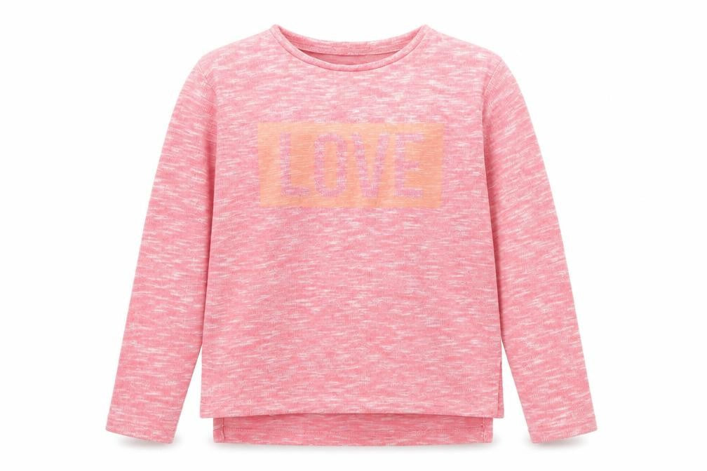 YD Girls Pink Colourblock  Pullover Jumper Size 8-9 Years