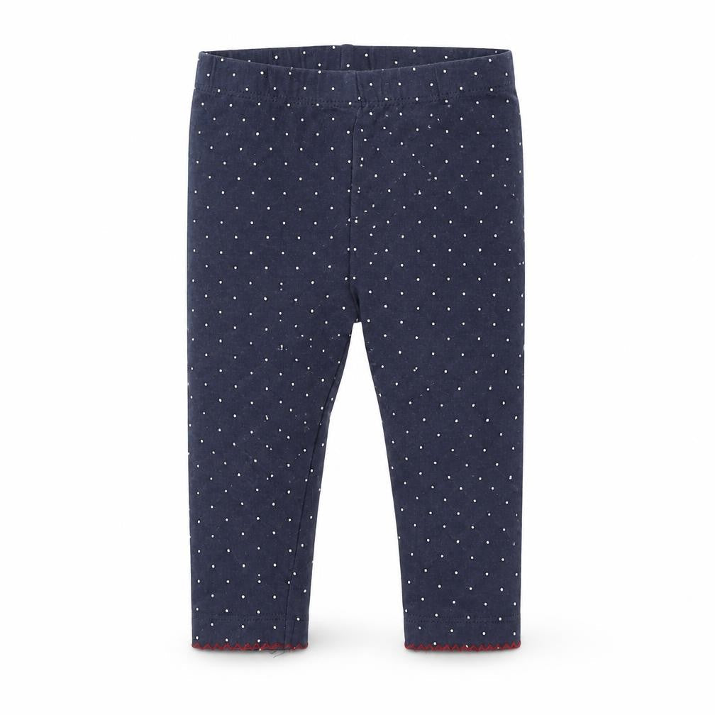 Nutmeg Boys Blue Spotted  Jogger Leggings Size 3-6 Months