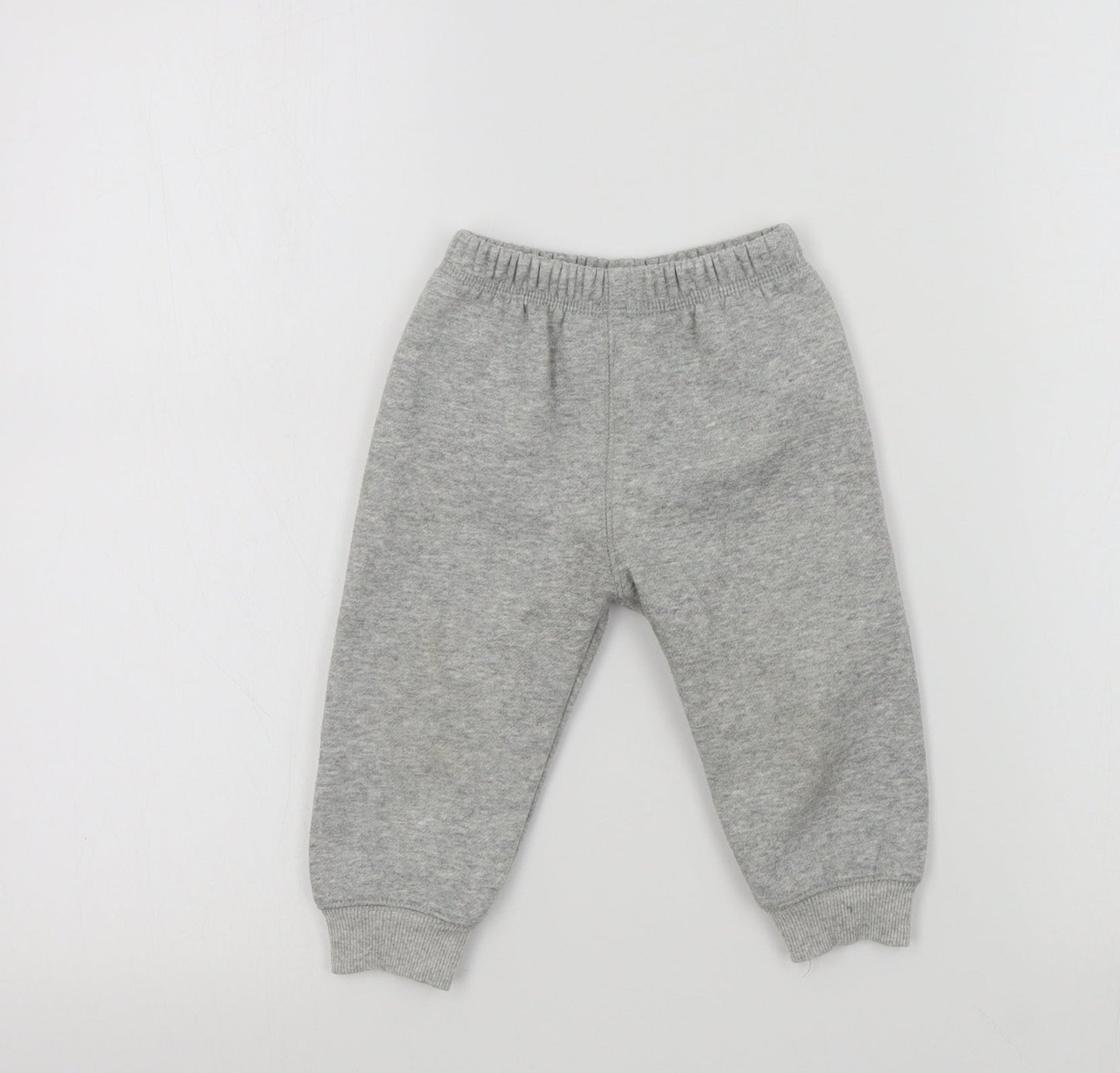 Preworn Boys Grey Colourblock  Cropped Trousers Size 12 Months