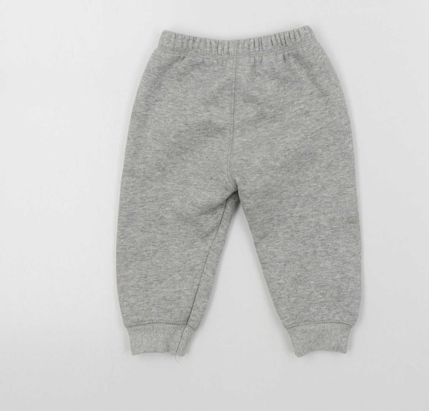 Preworn Boys Grey Colourblock  Cropped Trousers Size 12 Months
