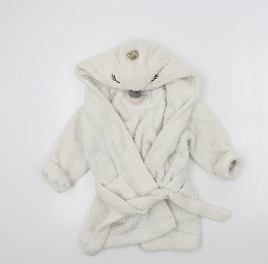 NEXT Girls Silver Colourblock  Top Robe Size 5-6 Years