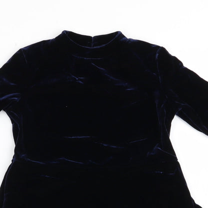 Next Girls Blue   Fit & Flare  Size 3 Years