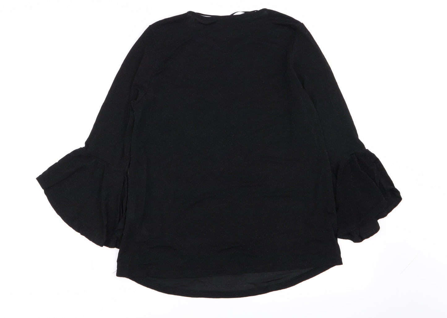 Quiz Womens Black   Basic T-Shirt Size 10
