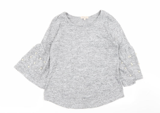 Bella Womens Grey   Basic T-Shirt Size M