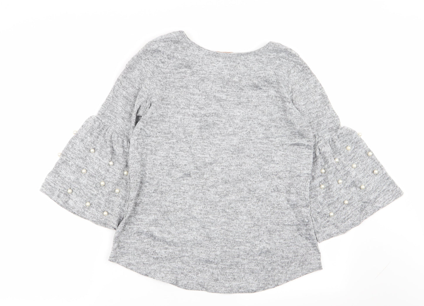 Bella Womens Grey   Basic T-Shirt Size M