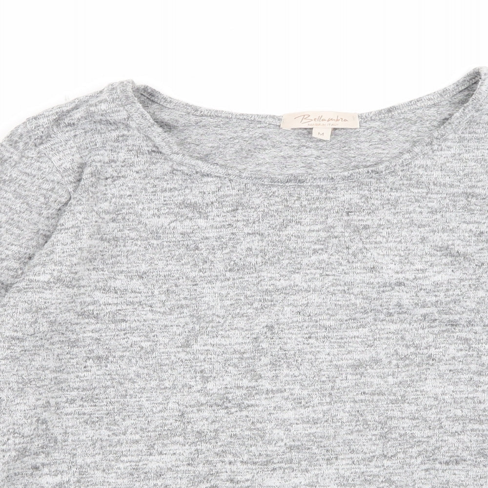 Bella Womens Grey   Basic T-Shirt Size M