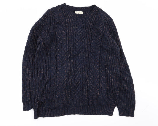 Papaya Womens Blue   Pullover Jumper Size L