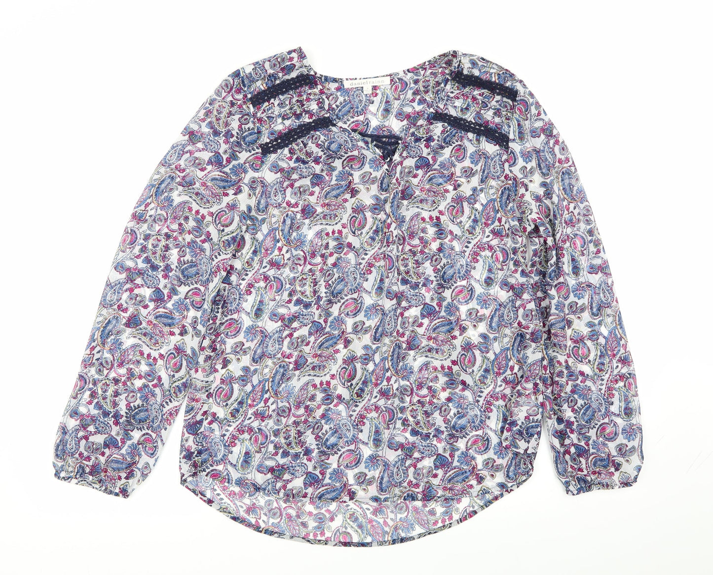 danielrainn Womens Multicoloured Floral  Basic Blouse Size M