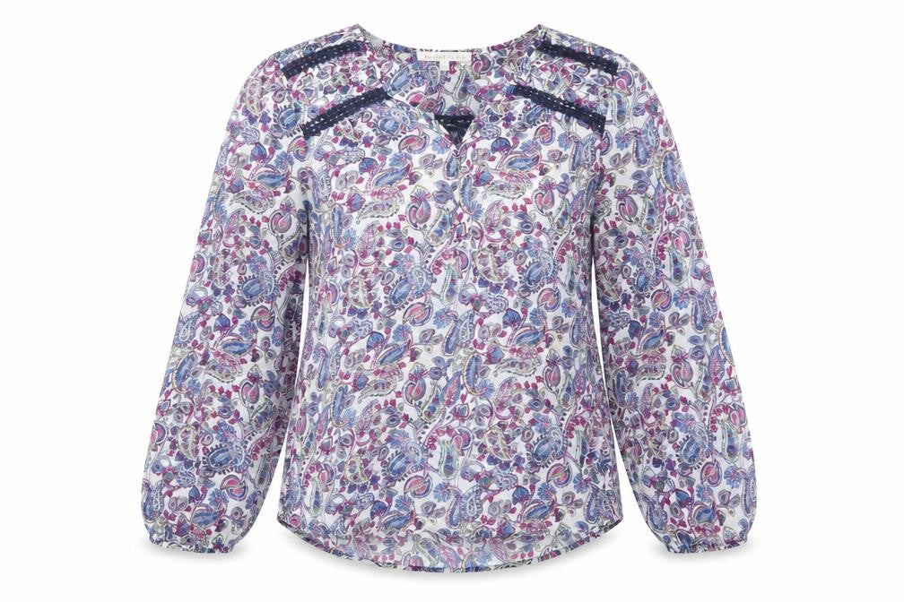 danielrainn Womens Multicoloured Floral  Basic Blouse Size M