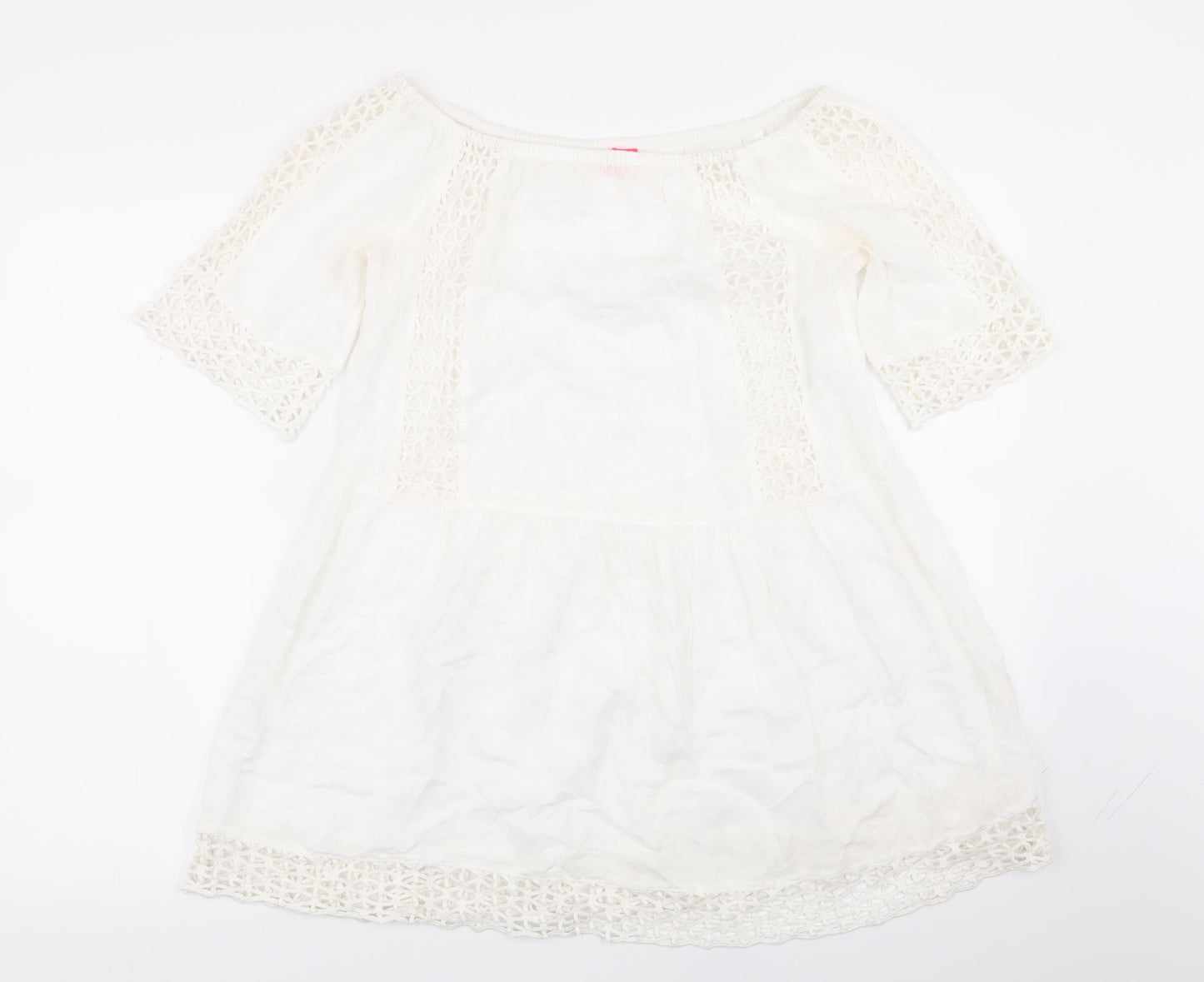 River Island Womens White   Basic T-Shirt Size XS