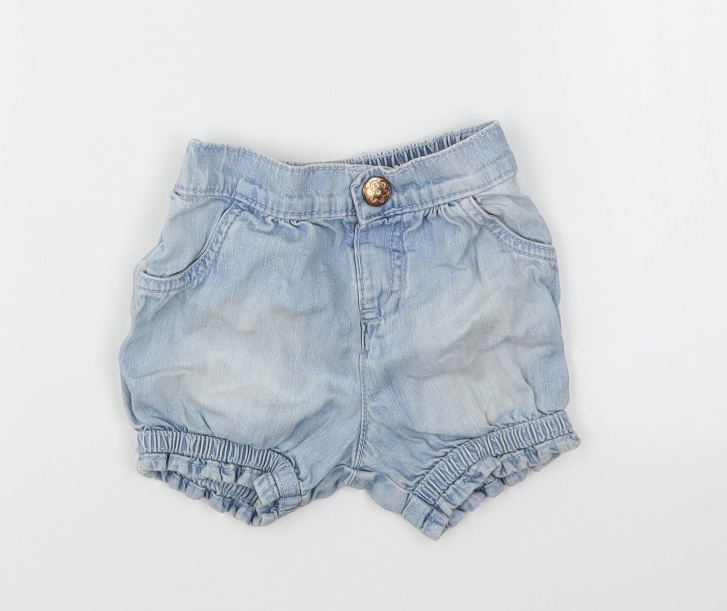 George Girls Blue   Capri Jeans Size 6-9 Months
