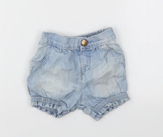 George Girls Blue   Capri Jeans Size 6-9 Months