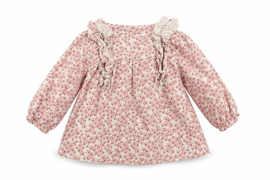 Marks & Spencer Girls Pink Floral  Fit & Flare  Size 6-9 Months