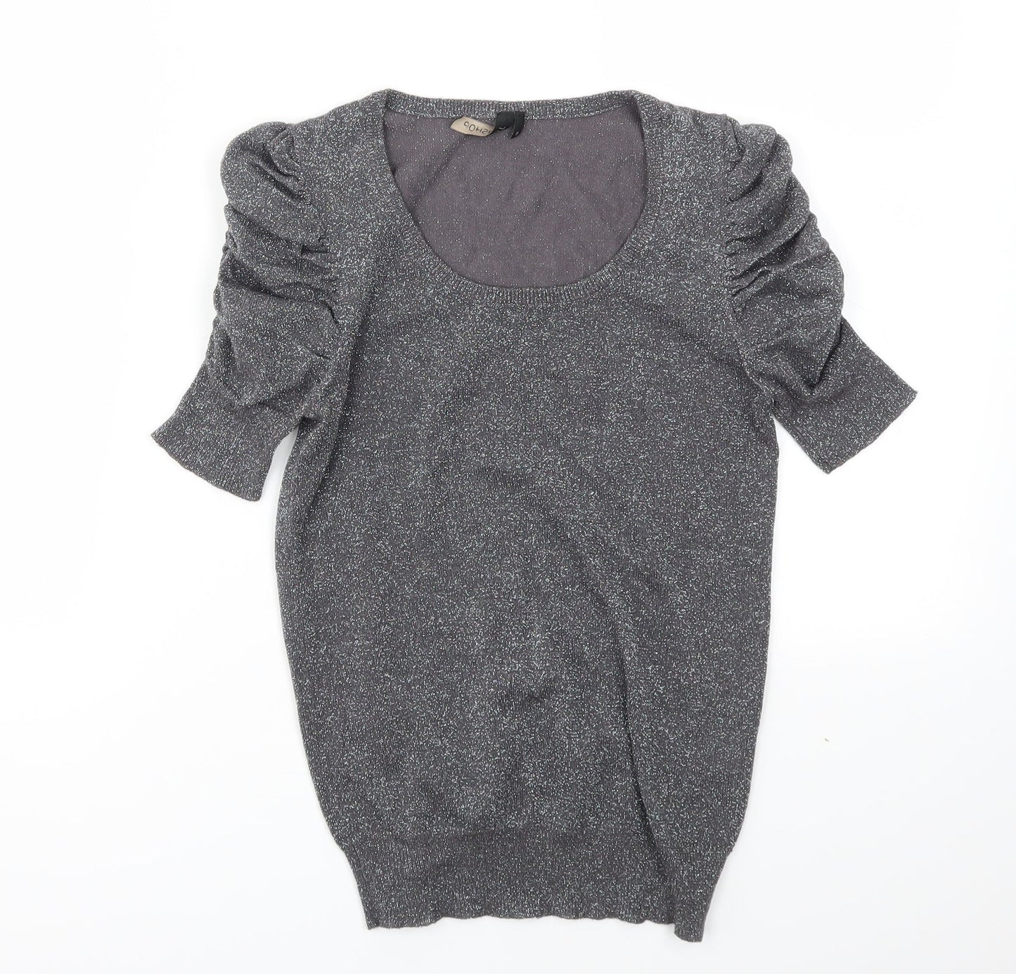 Topshop Womens Grey   Basic T-Shirt Size 8