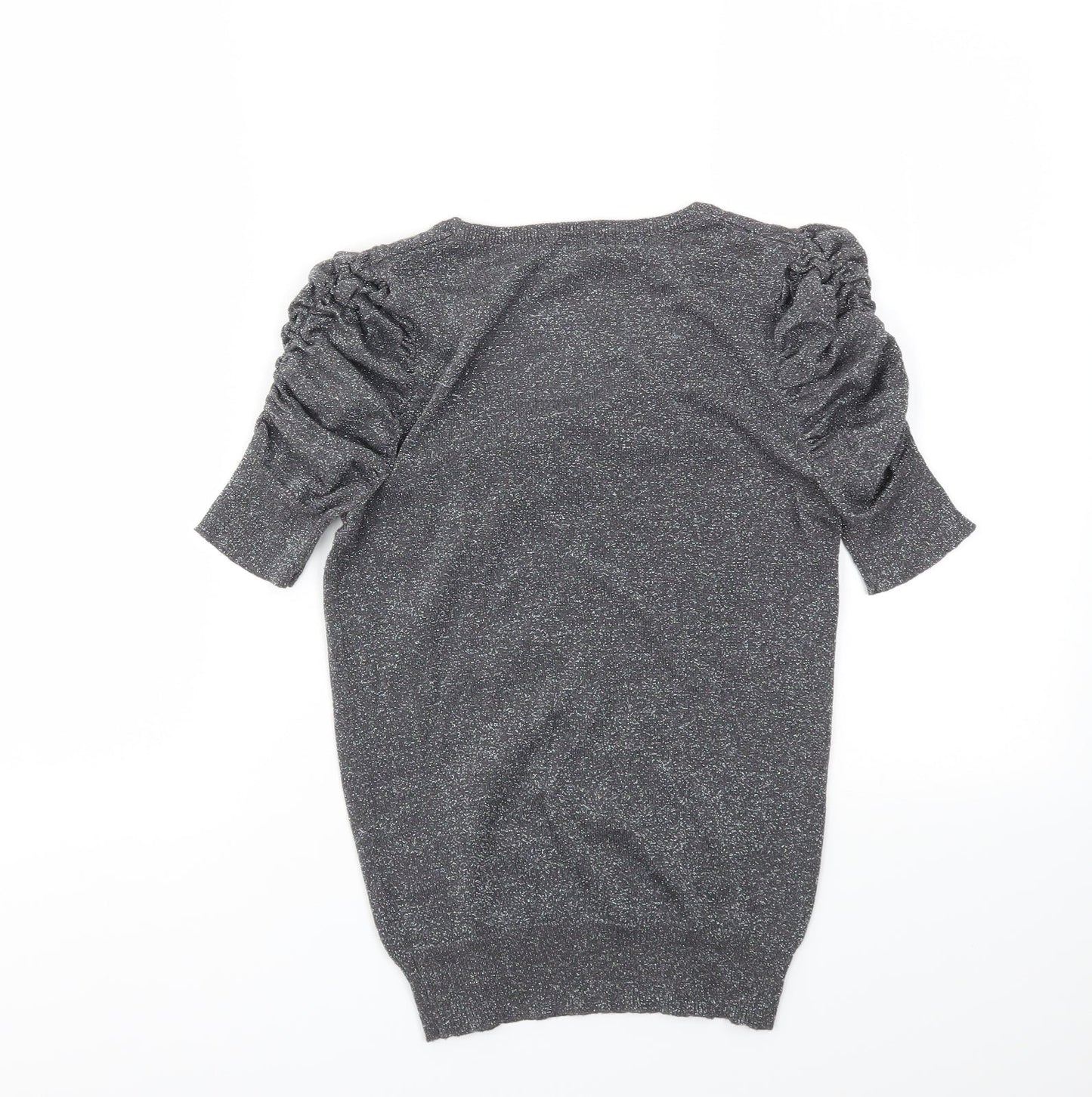 Topshop Womens Grey   Basic T-Shirt Size 8