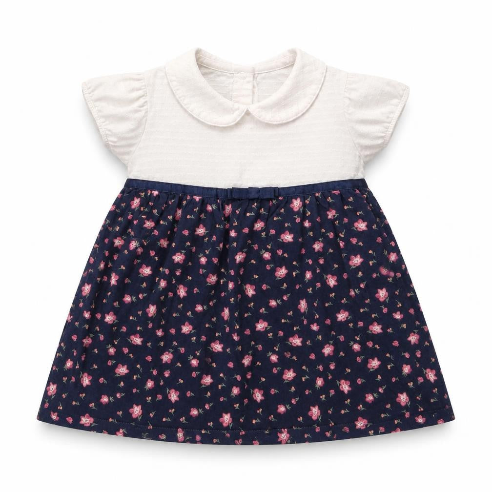Front view of Debenhams girls’ multicoloured floral fit & flare, size 18-24, months