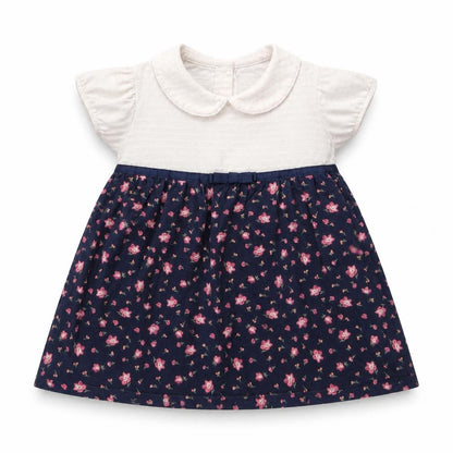 Front view of Debenhams girls’ multicoloured floral fit & flare, size 18-24, months