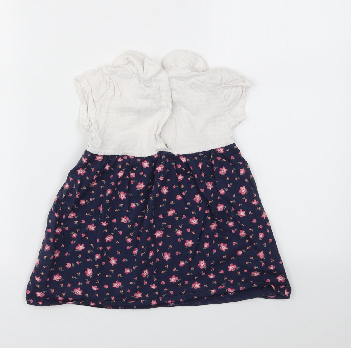 Back view of Debenhams girls’ multicoloured floral fit & flare, size 18-24, months